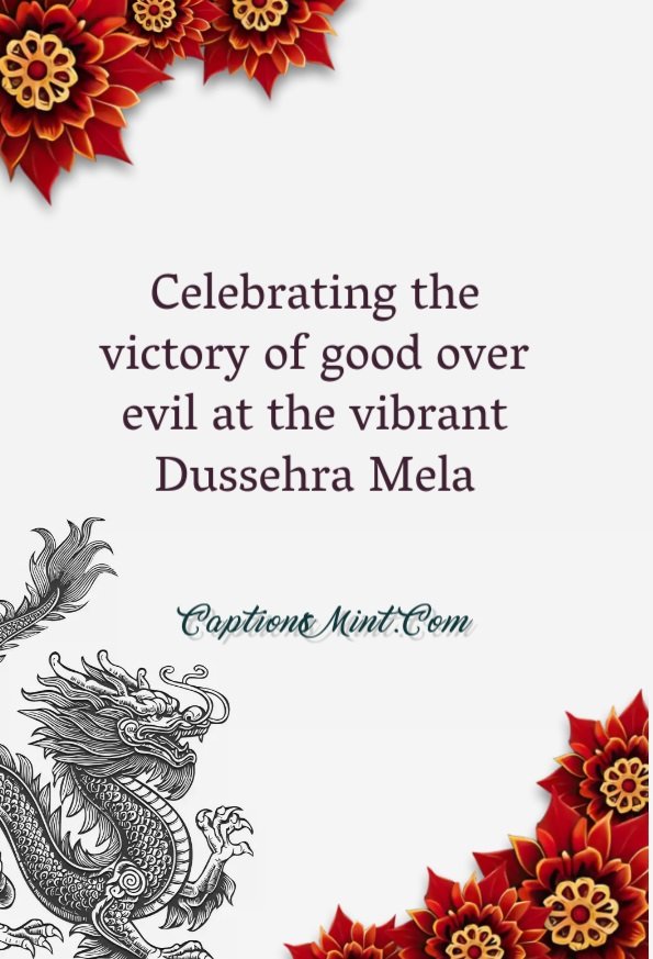 Dussehra Mela Captions For Instagram